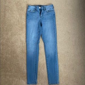Aeropostale light wash high wasted jegging